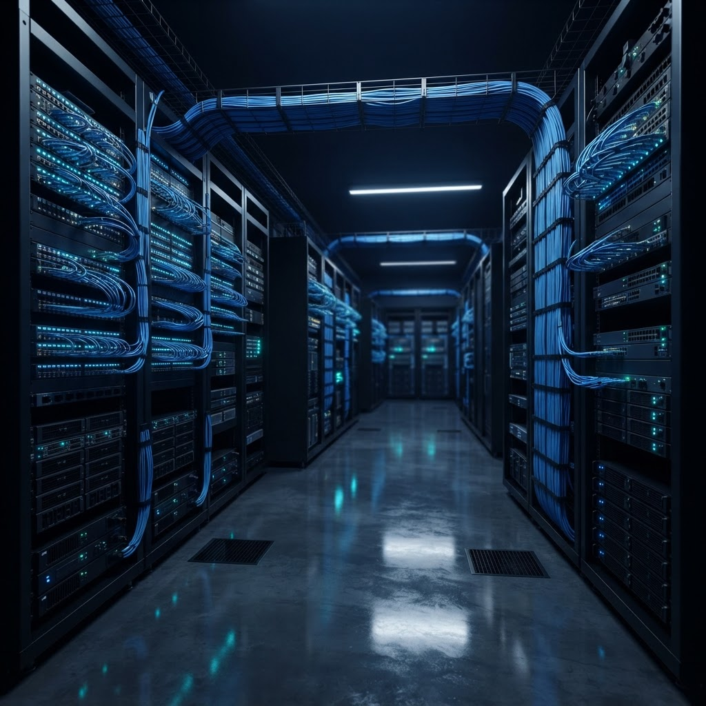 Salle réseau — Infrastructure performante